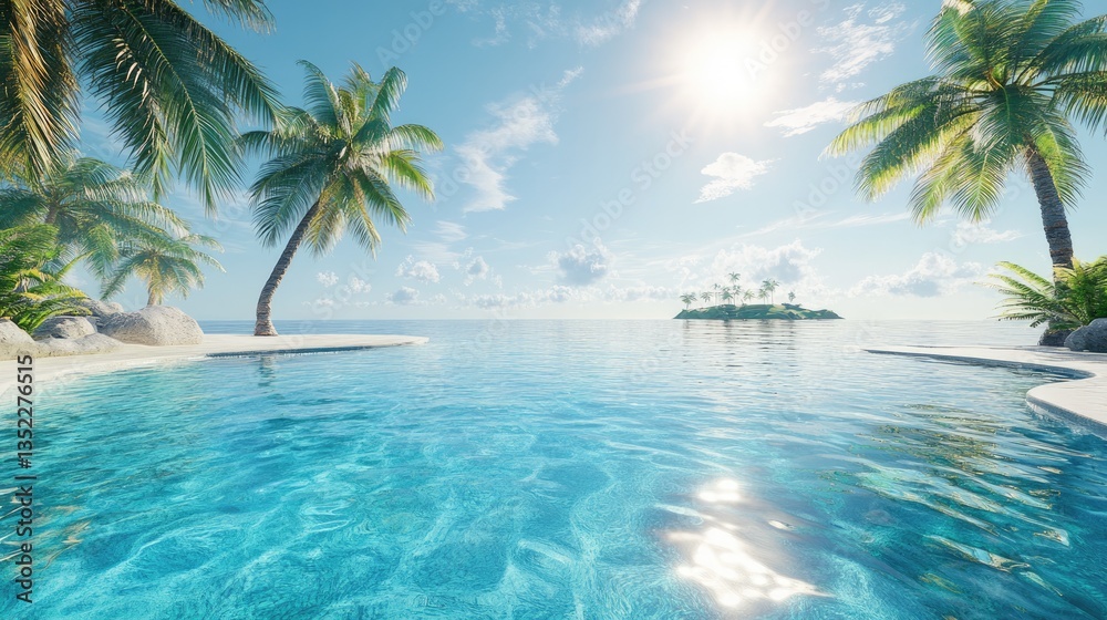Tropical Paradise with a Pool Overlooking the Ocean Tropical Paradise with a Pool Overlooking the Ocean