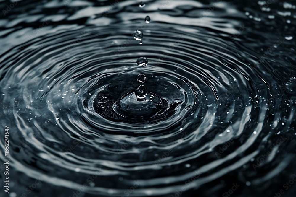 Water Drop Impact - A Stunning Macro Shot Water Drop Impact - A Stunning Macro Shot