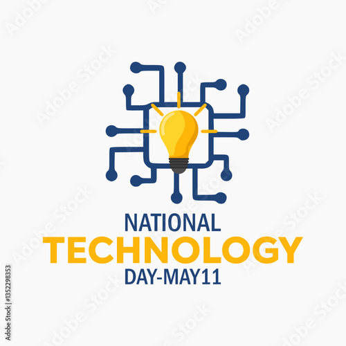 Vector graphic of National Technology Day ideal for National Technology Day celebration.