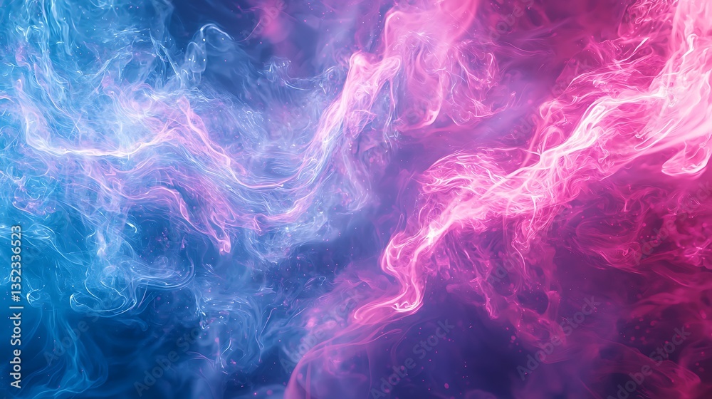 Abstract swirling blue and pink smoke. Abstract swirling blue and pink smoke.