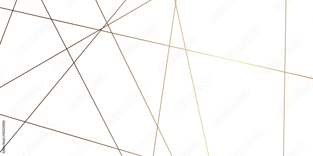 Obraz premium Luxury premium golden random chaotic wave lines abstract background. Vector, illustration 