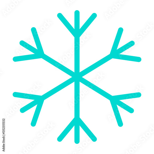 blue snowflake