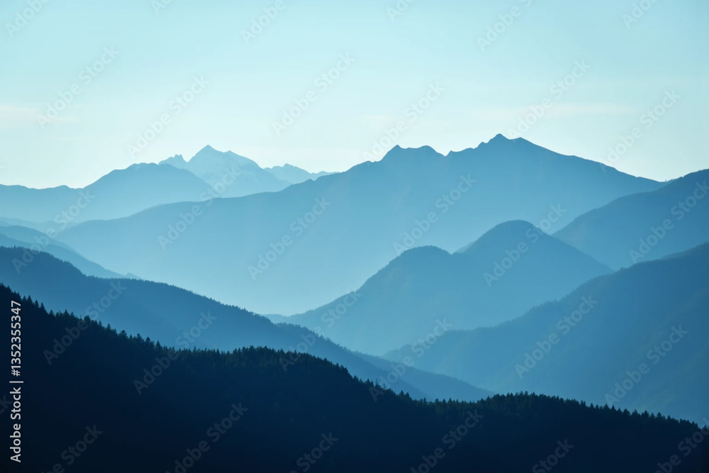 Obraz premium Scenic View of the Swiss Alps from Mount Kronberg in the Appenzell Alps