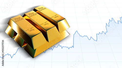 Foto Rising gold prices