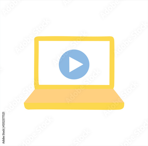 video player icon on internet button
