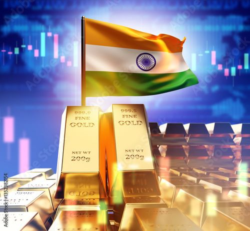 India gold reserve. Golden ...