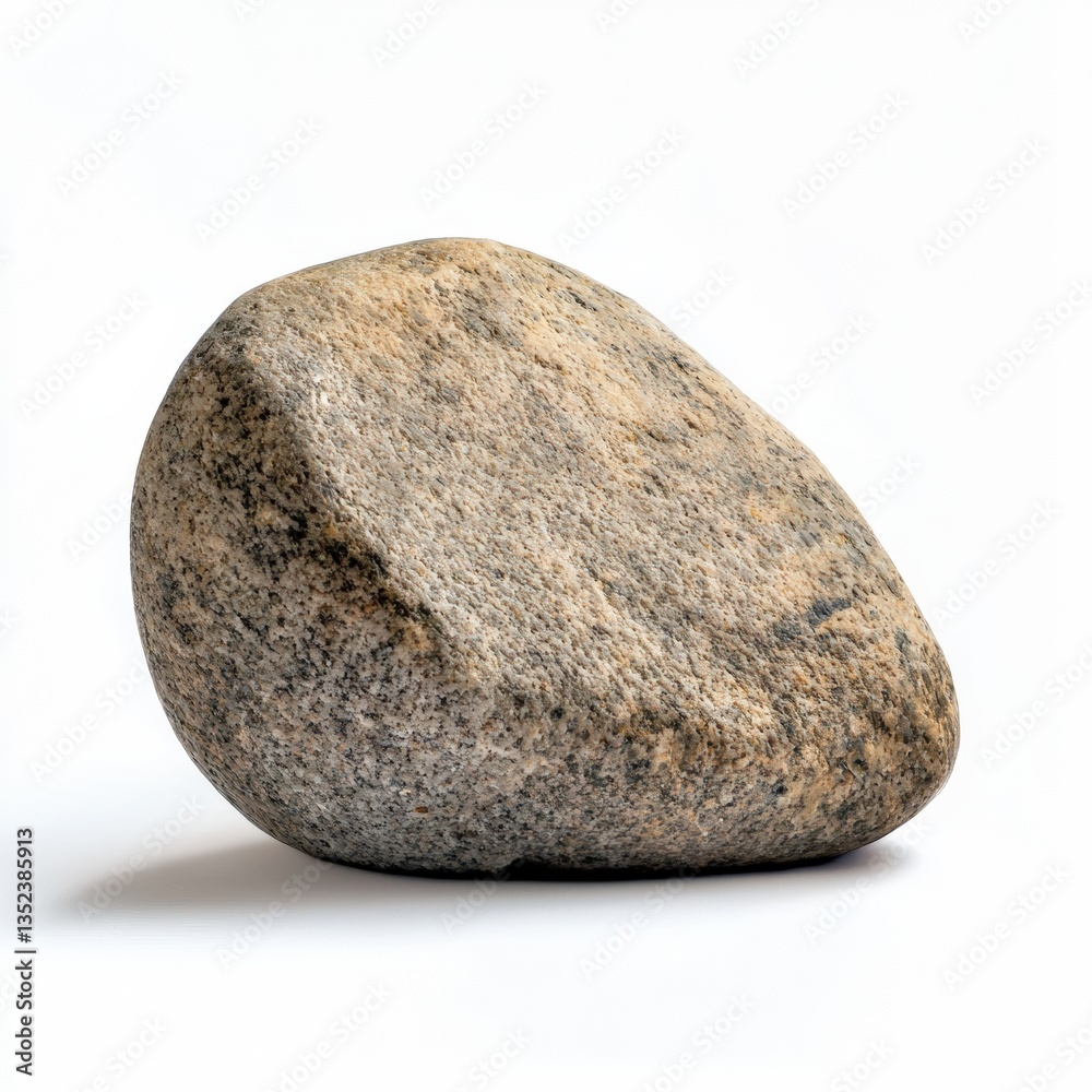 a nice big stone isolated on a white background a nice big stone isolated on a white background