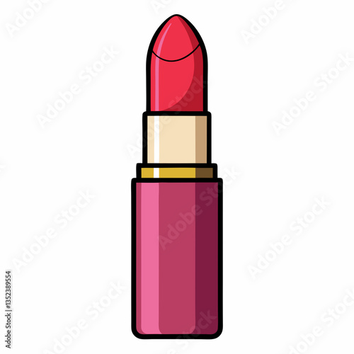 lipstick isolated on white background