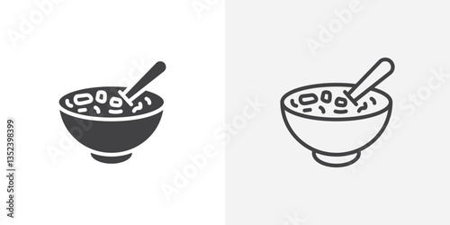 Cereal Icon set. vectors for apps and website designs