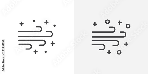 Clean air Icon set. vectors for apps and website designs