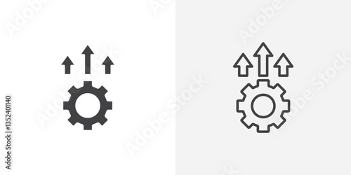 Improvement Icon set. vectors for apps and website designs