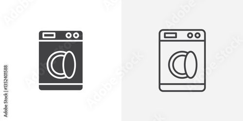 Laundry Icon set. vectors for apps and website designs