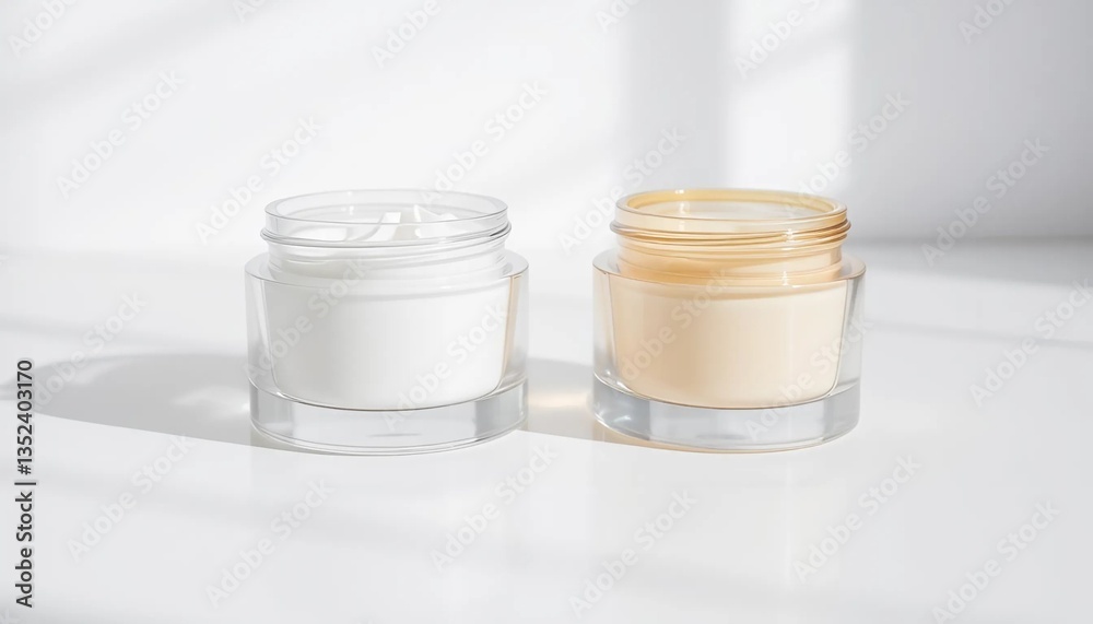 cosmetic cream in a jar cosmetic cream in a jar