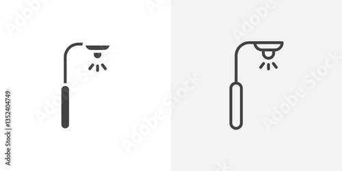 Street light Icon set. vectors for apps and website designs