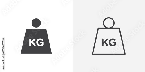 Weight Icon set. vectors for apps and website designs