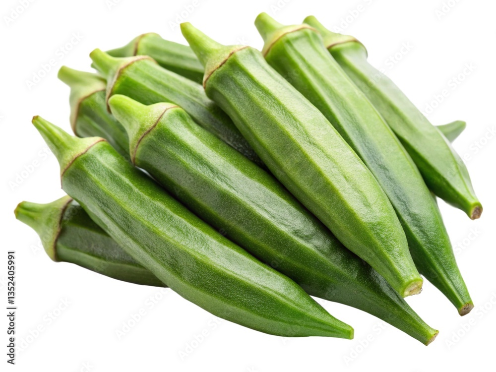 Okra abelmoschus esculentus isolated on transparent background
Okra abelmoschus esculentus isolated on transparent background