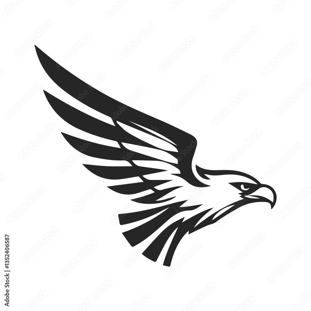 Fototapeta premium Eagle Logo Template Stylish logo, perfect for branding and emblems