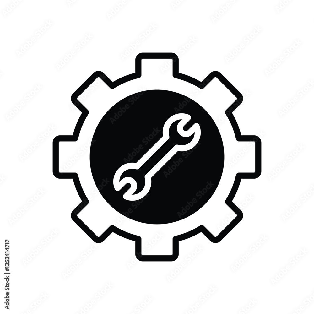 Gears  vector icon