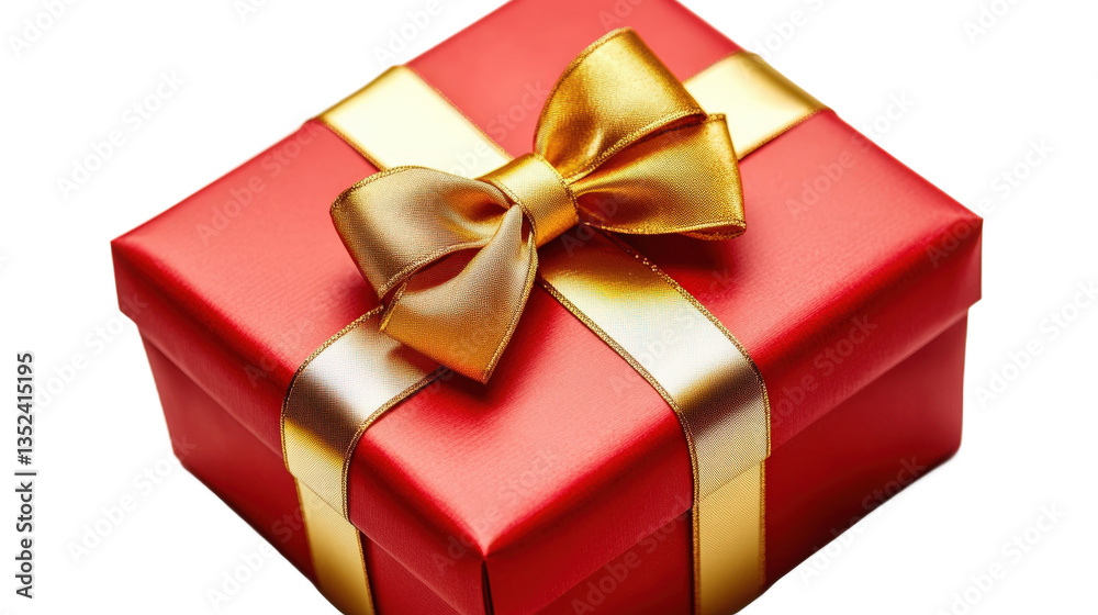 Obraz premium red gift box