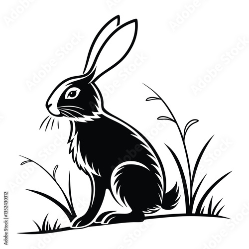 vector illustration of a bunny