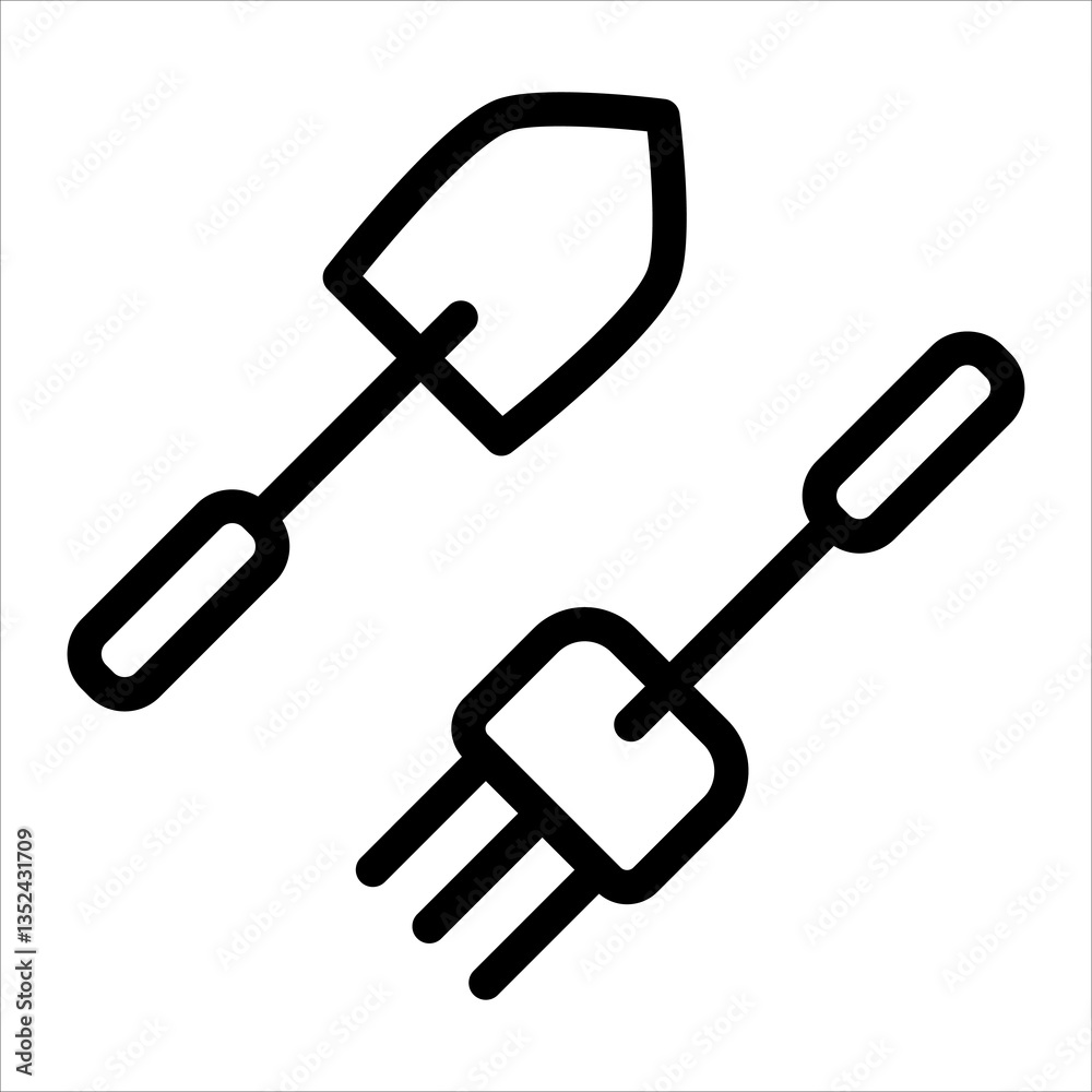 tool line icon vector illustration isolated on white background tool line icon vector illustration isolated on white background