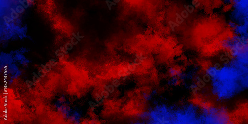 Abstract background with Scary Red and black horror background. Textured Smoke. Old vintage retro red background texture. Abstract Watercolor red grunge background painting. vector illustration.	