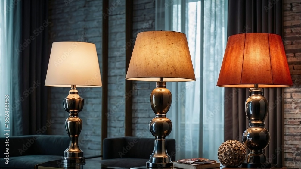 lamp on the table lamp on the table