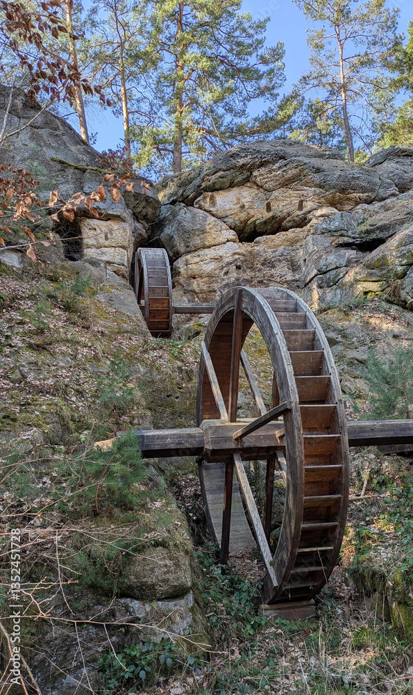 Fototapeta premium Regenstein Mill in Blankenburg, Harz mountains - Germany