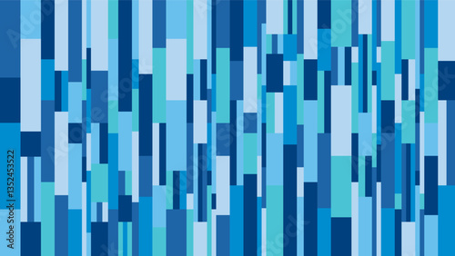 Blue geometric background. Dynamic shapes composition for cover, presentation, banner, invitations and more. Vector illustration