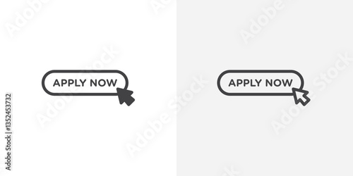 Apply icon vector set in black flat and line stroke style