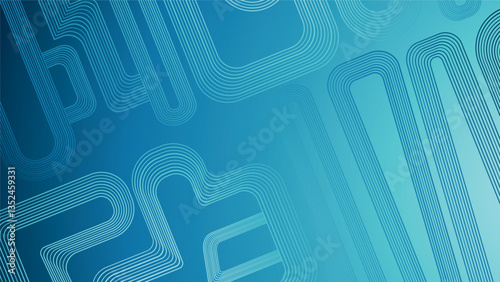 Blue geometric background. Dynamic shapes composition for cover, presentation, banner, invitations and more. Vector illustration	