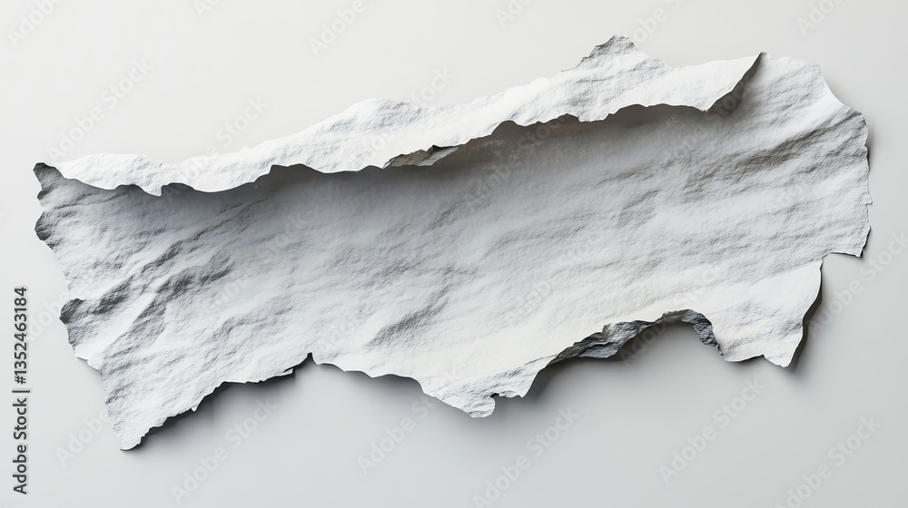 Vector realistic torn hole in paper on transparent background Vector realistic torn hole in paper on transparent background