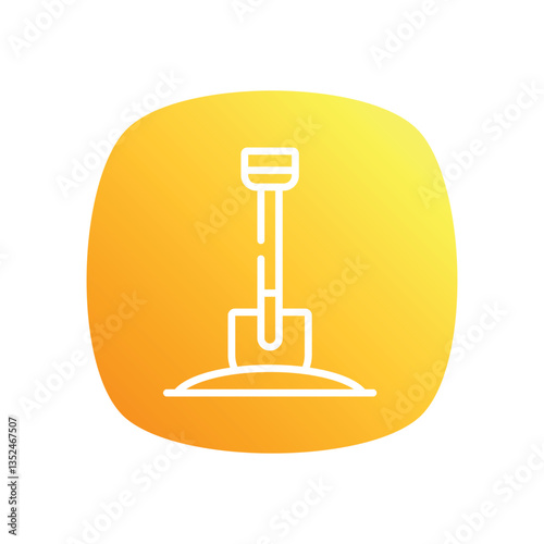 shovel vector icon