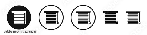 Blinds icon set. vector icons for apps and website ui design
