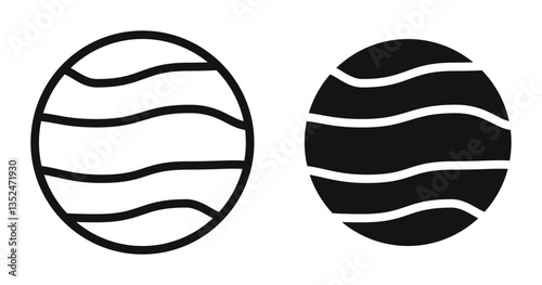 Mercury icon set. vector icons for apps and website ui design