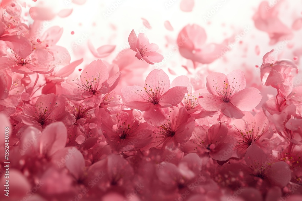 A stunning display of pink cherry blossoms, symbolizing beauty and renewal, creating a serene atmosphere in nature. A stunning display of pink cherry blossoms, symbolizing beauty and renewal, creating a serene atmosphere in nature.