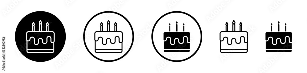 Cake birthday vector icon symbol. illustration sign collection. Cake birthday vector icon symbol. illustration sign collection.