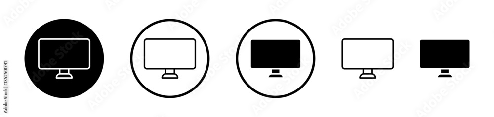 Computer Screen vector icon symbol. illustration sign collection. Computer Screen vector icon symbol. illustration sign collection.
