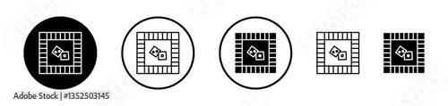 Game board vector icon symbol. illustration sign collection.