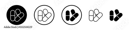 Medicine vector icon symbol. illustration sign collection.