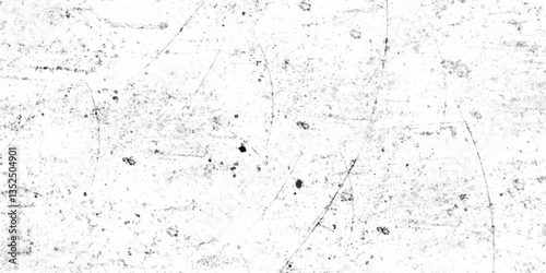 Abstract texture of grunge white and black scratches and cracks distressed grainy dust wall background. vintage of old surface background. pattern and texture of cracks, scratches rusty wall and chip.