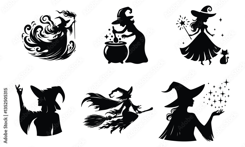 Silhouette of a Mythical Witch: A Symbol of Magic and Mystery
Silhouette of a Mythical Witch: A Symbol of Magic and Mystery
