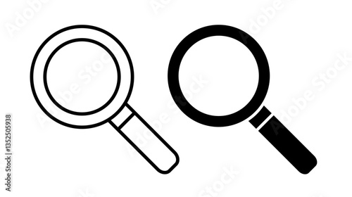 Search vector icon symbol. illustration sign collection.