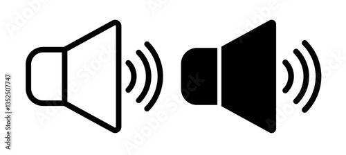 Volume vector icon symbol. illustration sign collection.