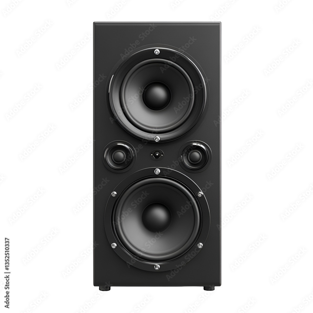 Black Studio Monitor Speaker Loud Audio Music System Black Studio Monitor Speaker Loud Audio Music System