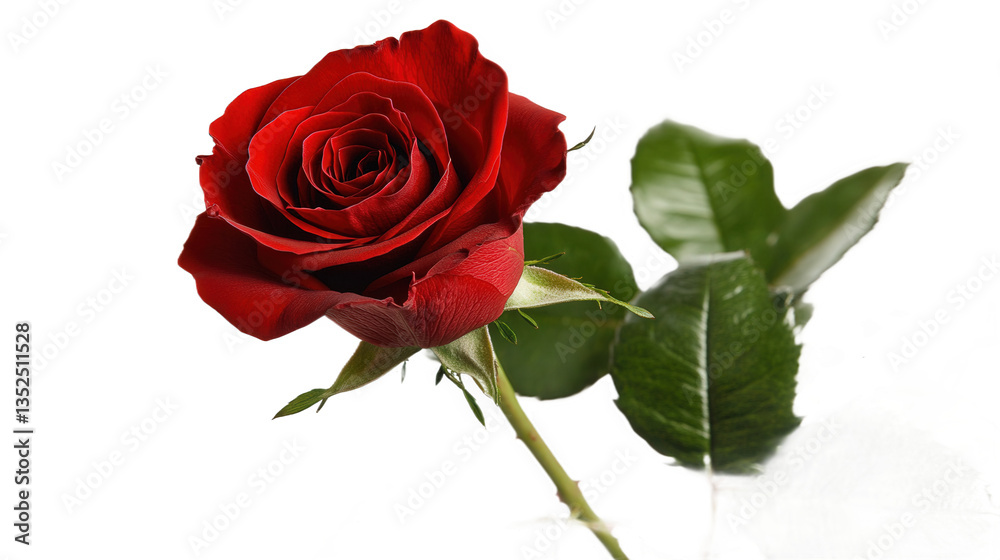 Fototapeta premium Beautiful Red Rose Blossom