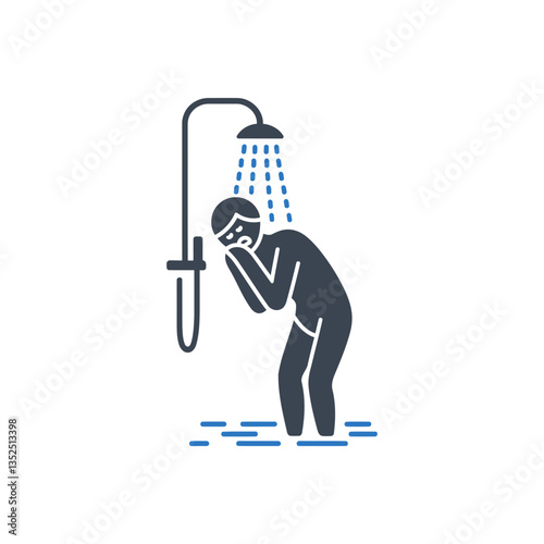 Shower thought sadness icon