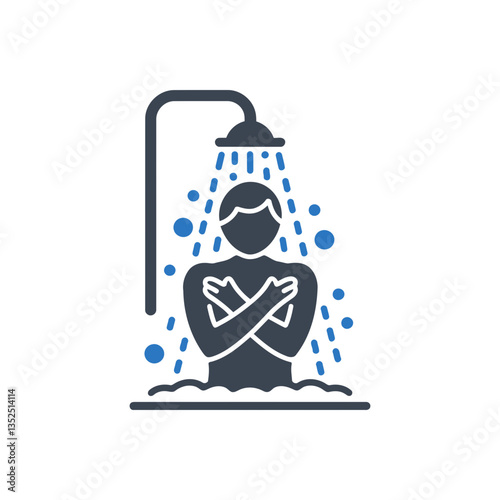 Shower Freezing Icon
