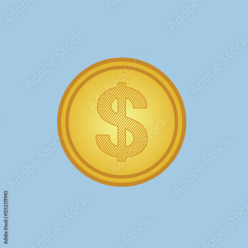 Dollar currency business graphic for marketing 