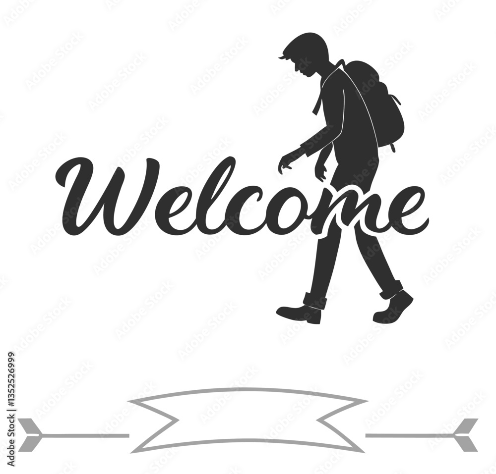 Fototapeta premium Welcome